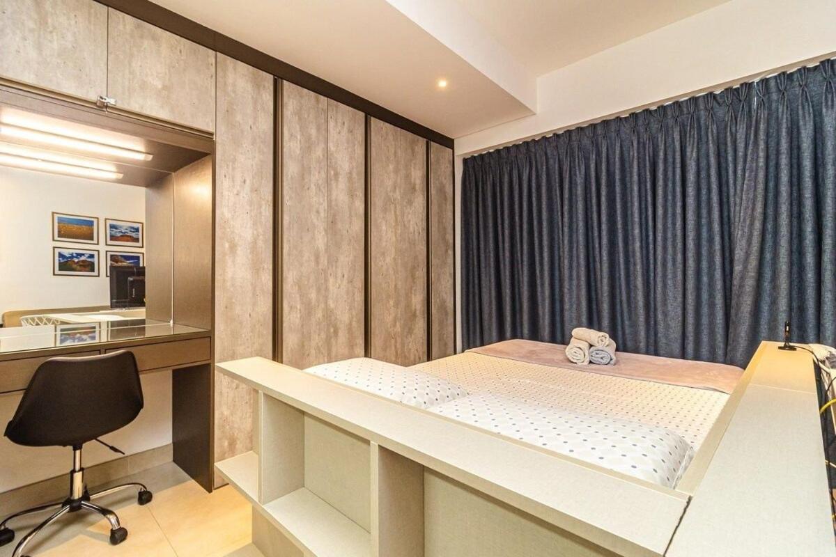 Studio Moderno Em Condominio De Luxo Pe Na Areia Santos  Bagian luar foto